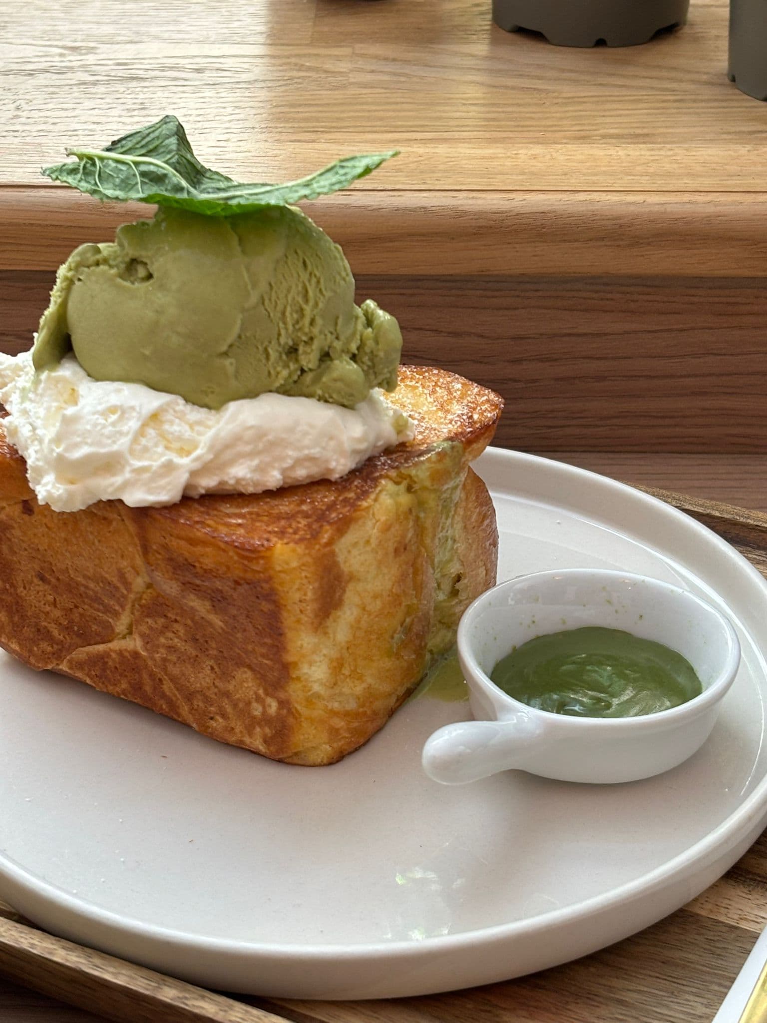Pain perdu matcha